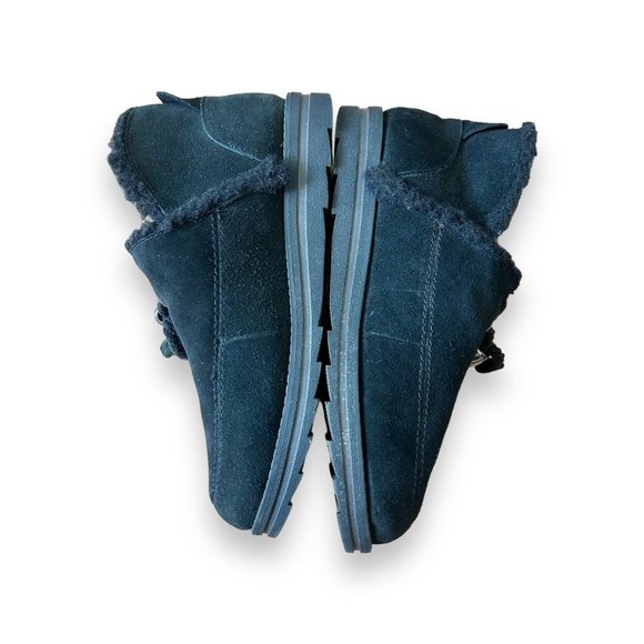 Muk Luk Black Suede Ziggy Sunset Blvd. Booties - Picture 6 of 9